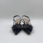 Slingback fibbie nere 600 NERO CHIARINI 