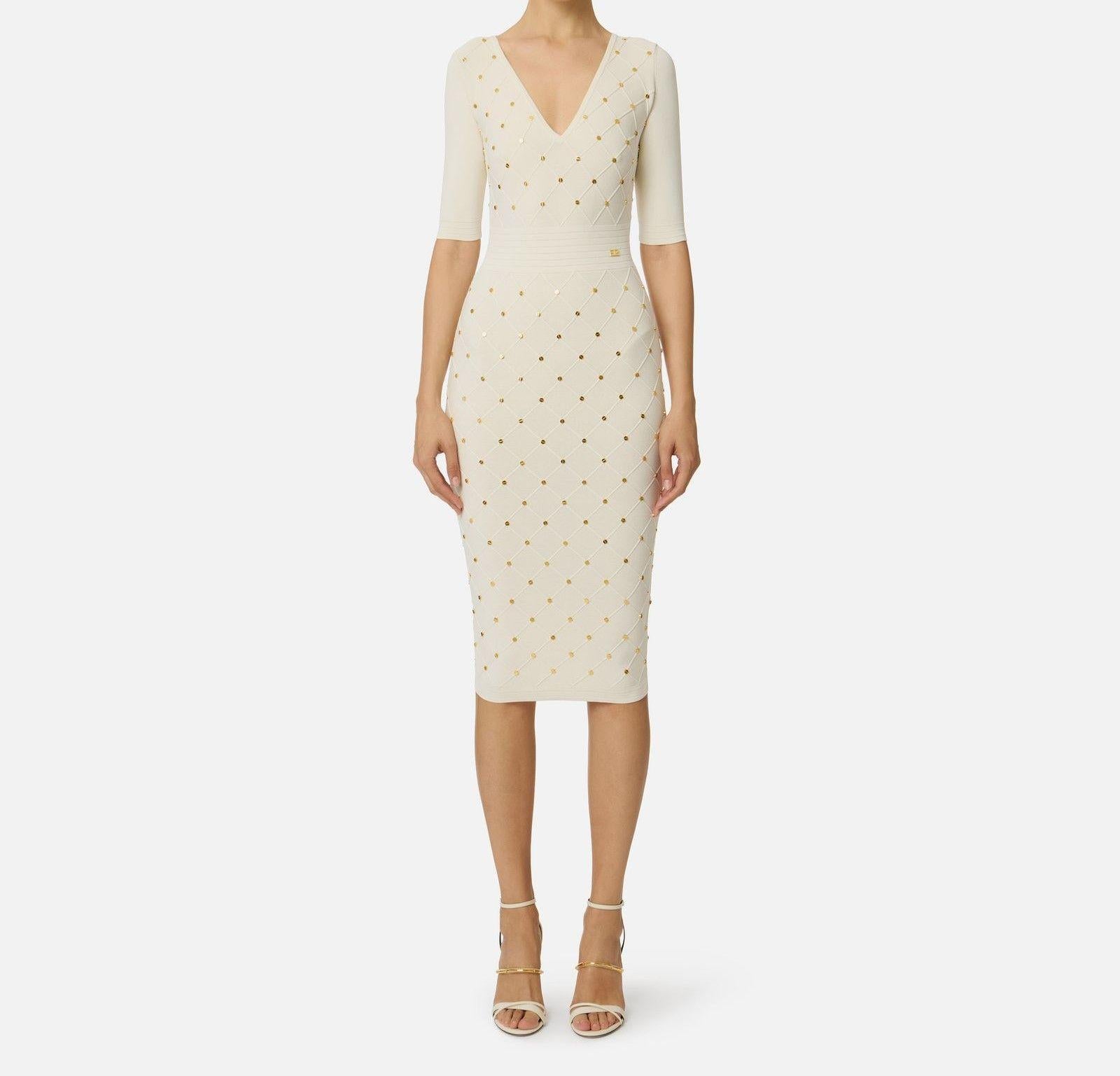 Abito in maglia - Elisabetta Franchi AM26S57E2 DZ9 ELISABETTA FRANCHI 