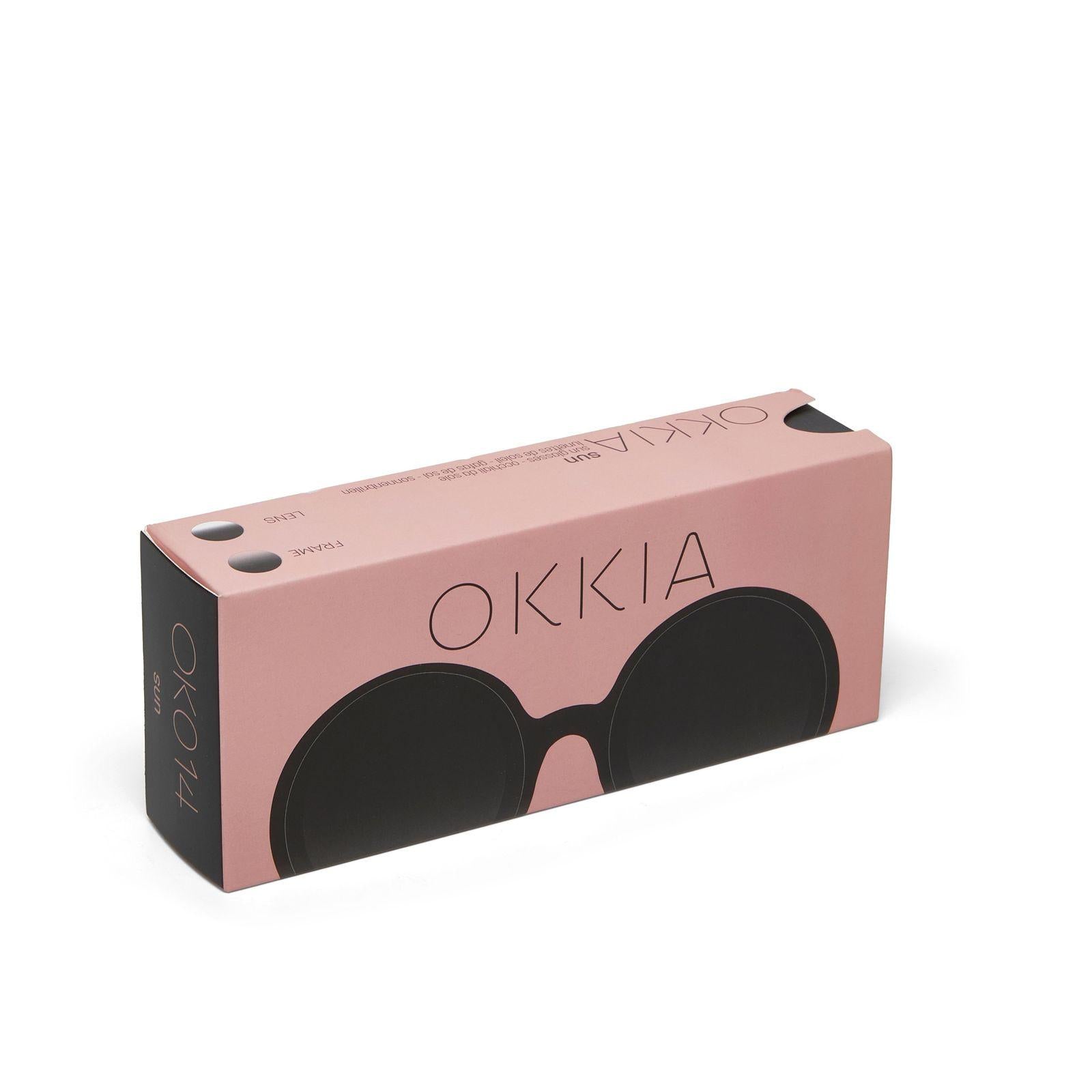 Occhiale da sole Round Monica OK014BP ROSA OKKIA 