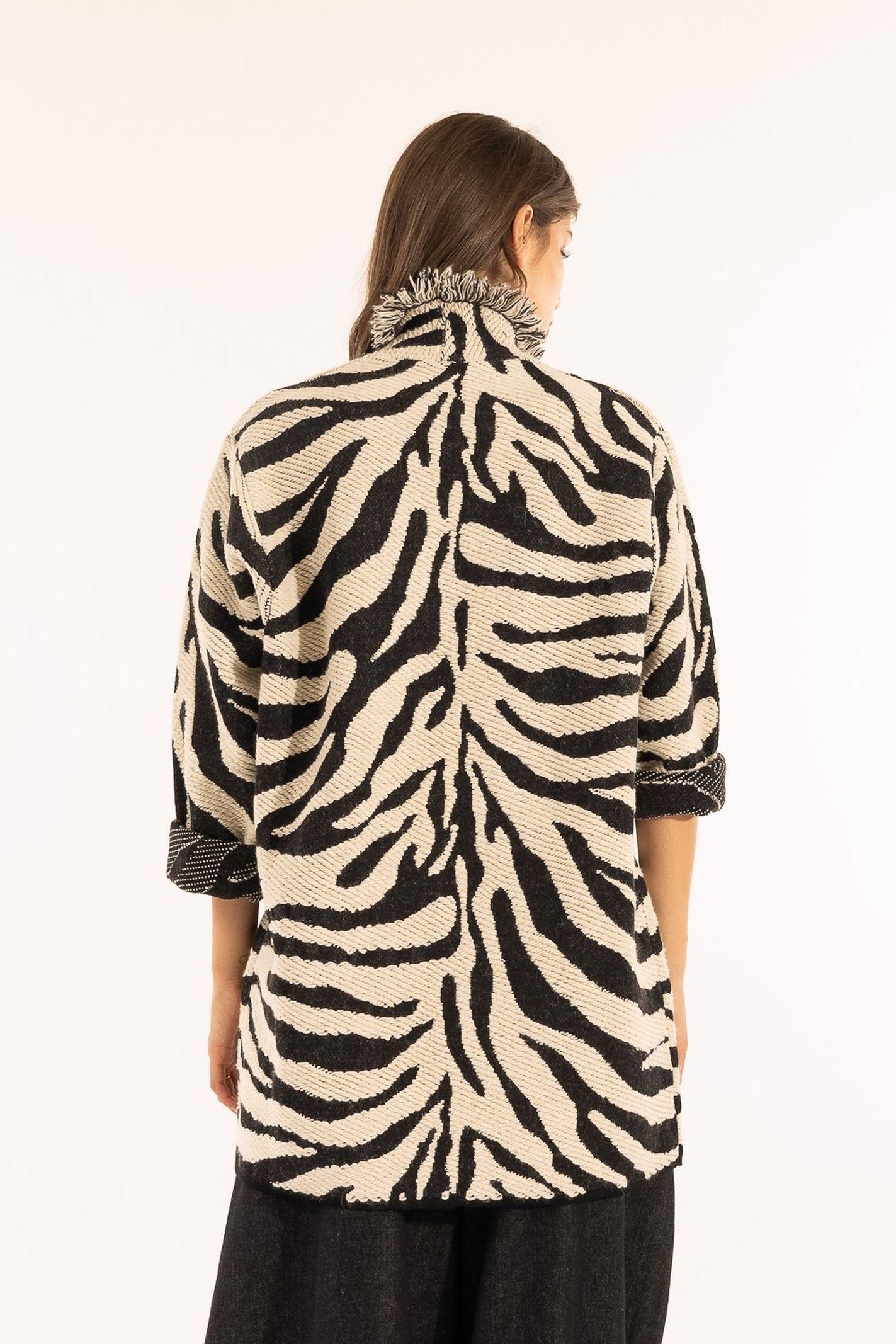 Cardigan giacca in lana 3M1033N1 496 KONTATTO 