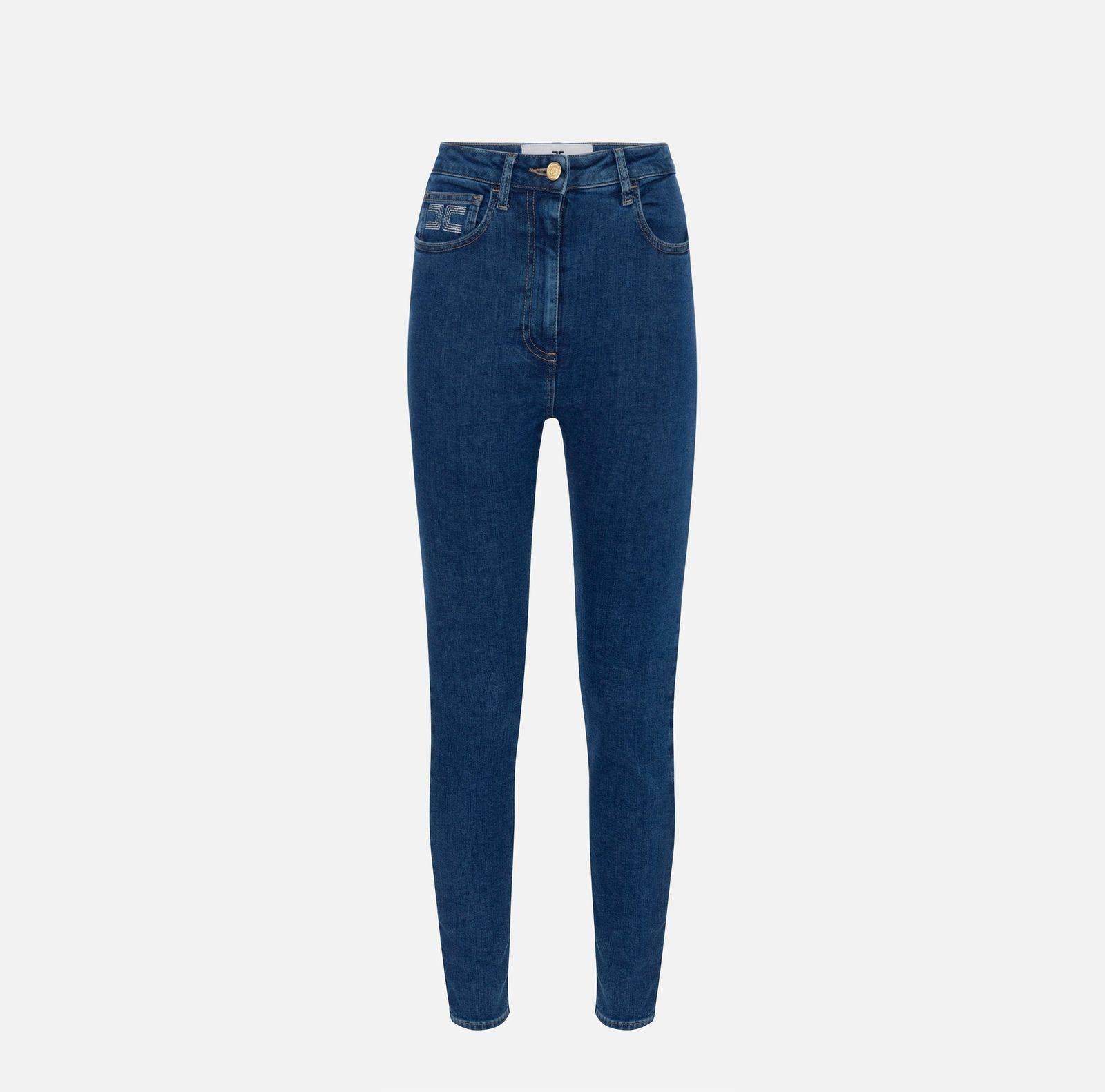 Jeans a palazzo - Elisaebetta Franchi PJ08I56E2 104 ELISABETTA FRANCHI 