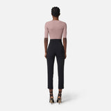 Pantalone con dettagli zip PA11956E2 110 ELISABETTA FRANCHI 