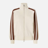 Felpa con zip 106336A34D C44 PINKO 