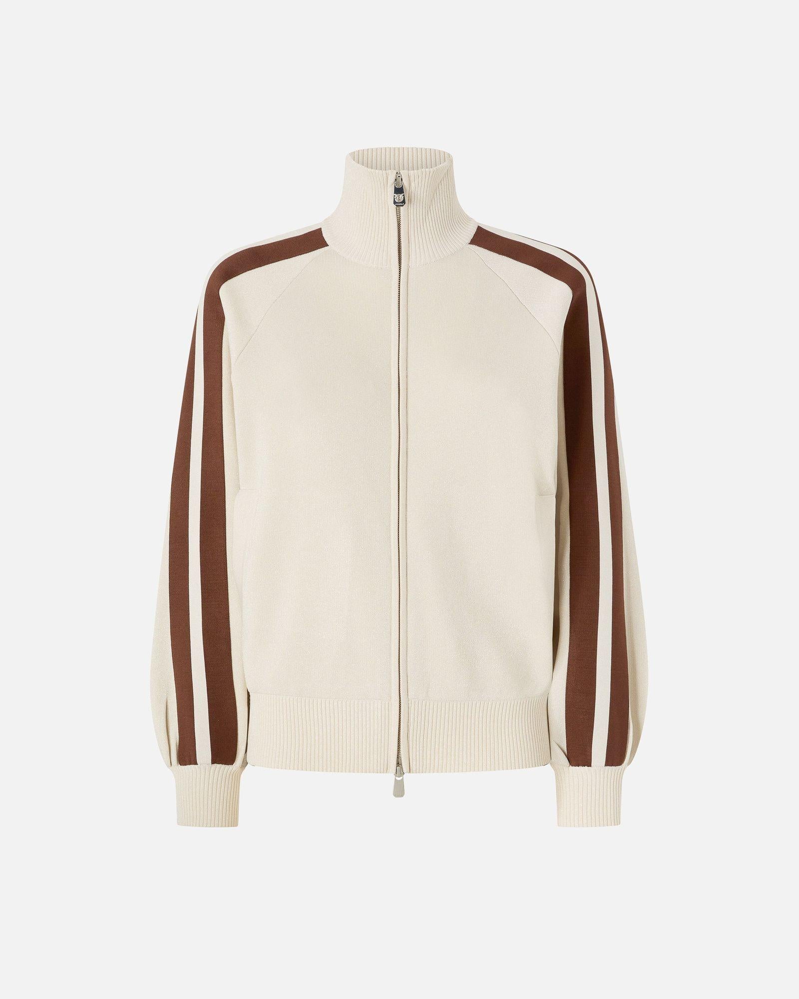 Felpa con zip 106336A34D C44 PINKO 