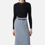 Cardigan con catena - Elisabetta Franchi MK29B56E2 110 ELISABETTA FRANCHI 