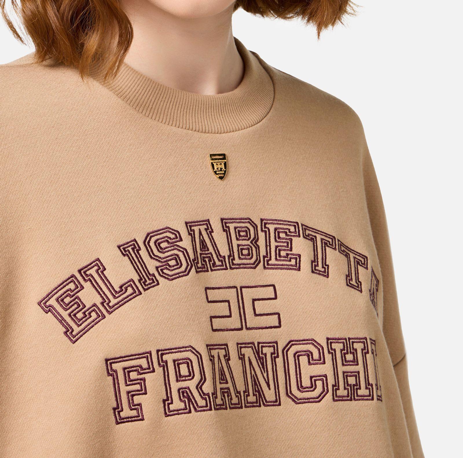 Felpa cropped MD00346E2 032 ELISABETTA FRANCHI 