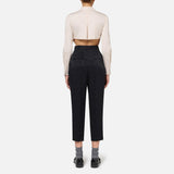 Pantalone jaquard lettering PA013446E2 110 ELISABETTA FRANCHI 
