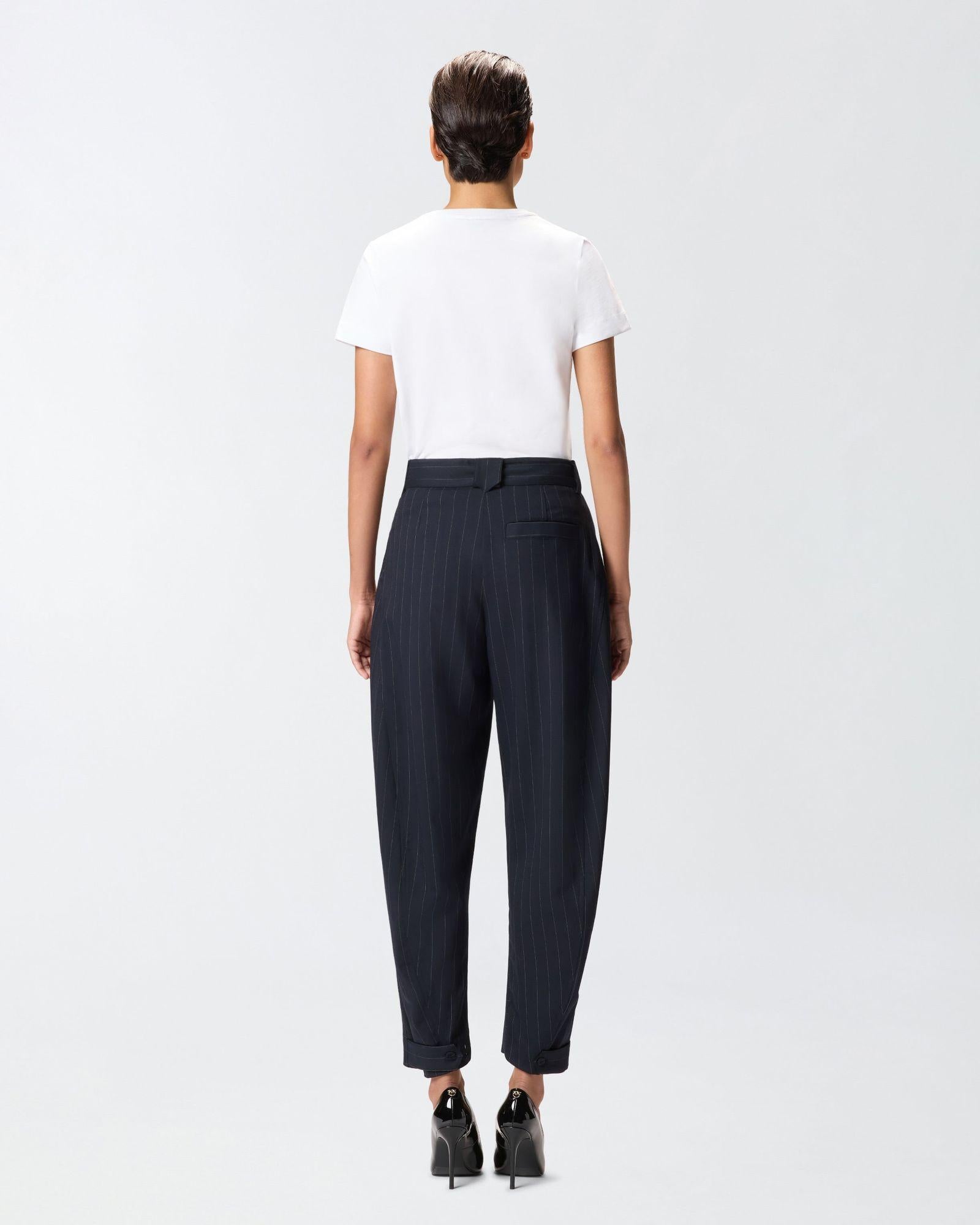 T-shirt con ricamo 100355A2RD Z04 PINKO 