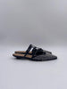 Scarpa bassa aperta con borchie