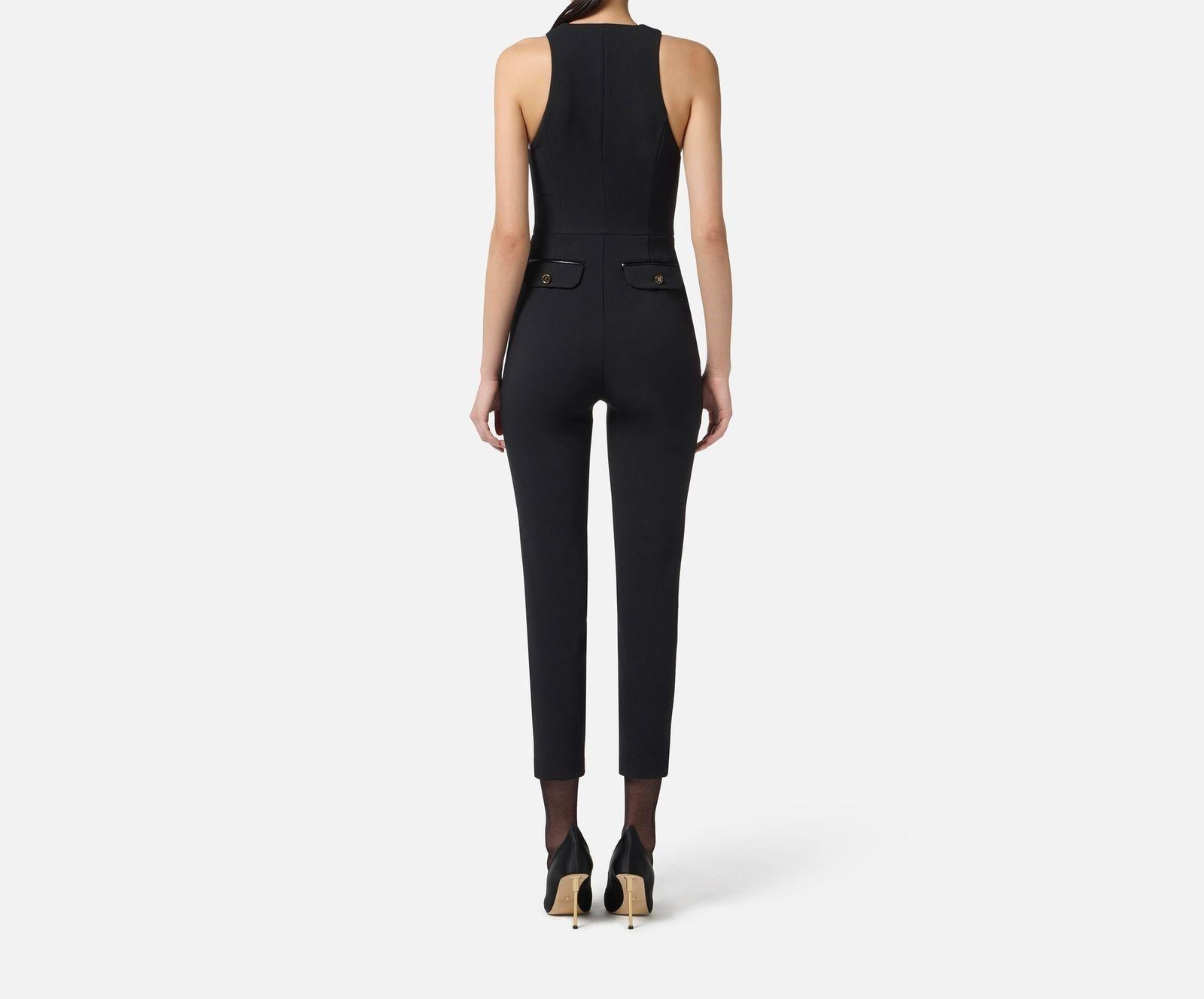 Tuta con zip - Elisabetta Franchi TU05556E2 110 ELISABETTA FRANCHI 