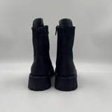 Tronchetto Kuni No Lace Mart Nabuk KUNINOLACMART NERO PATRIZIA BONFANTI 