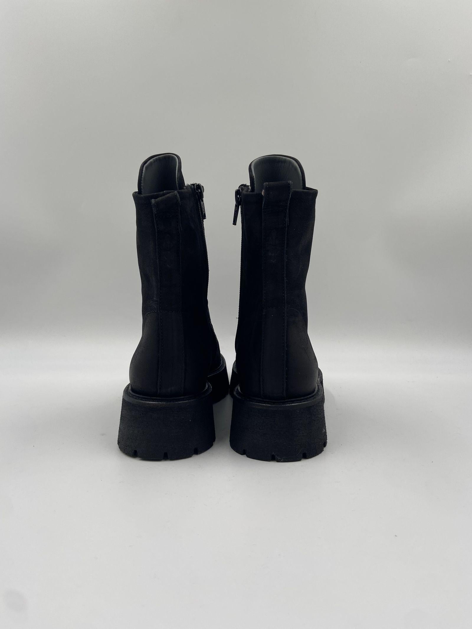 Tronchetto Kuni No Lace Mart Nabuk KUNINOLACMART NERO PATRIZIA BONFANTI 