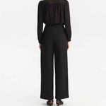 Pantaloni con tessuto sovrapposto - Eleh EFW250183 NERO ELEH 