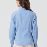 Camicia in popeline a righe