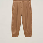 Pantalone con pinces in raso PELE12 D1 23 CARLA G. 