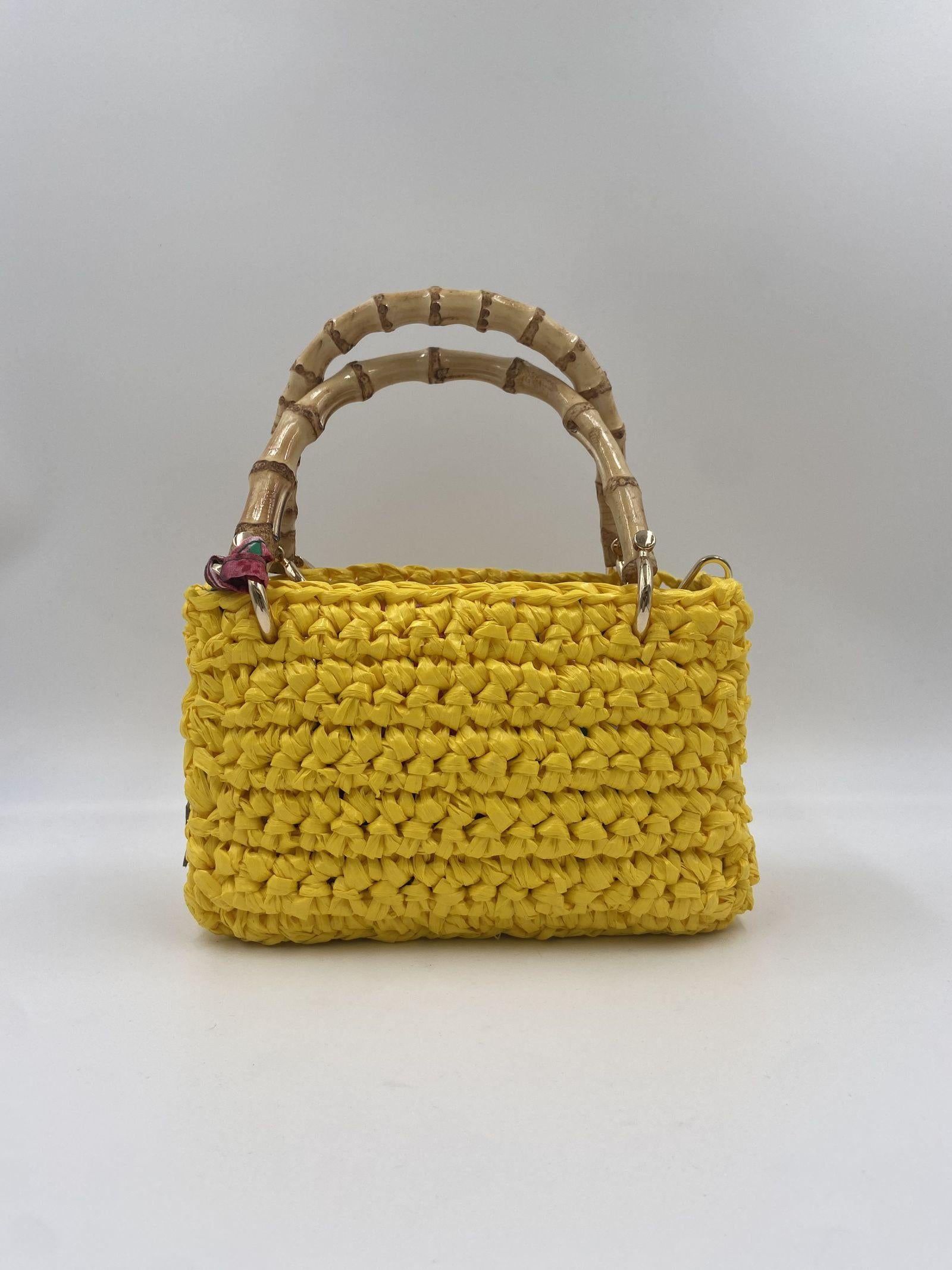 Borsa Meteora Chica Handmane METEORA SS23 GIALLO CHICA 
