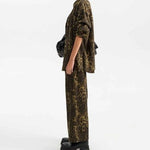 Pantaloni maculati EFW250092 VERDEKAKI ELEH 