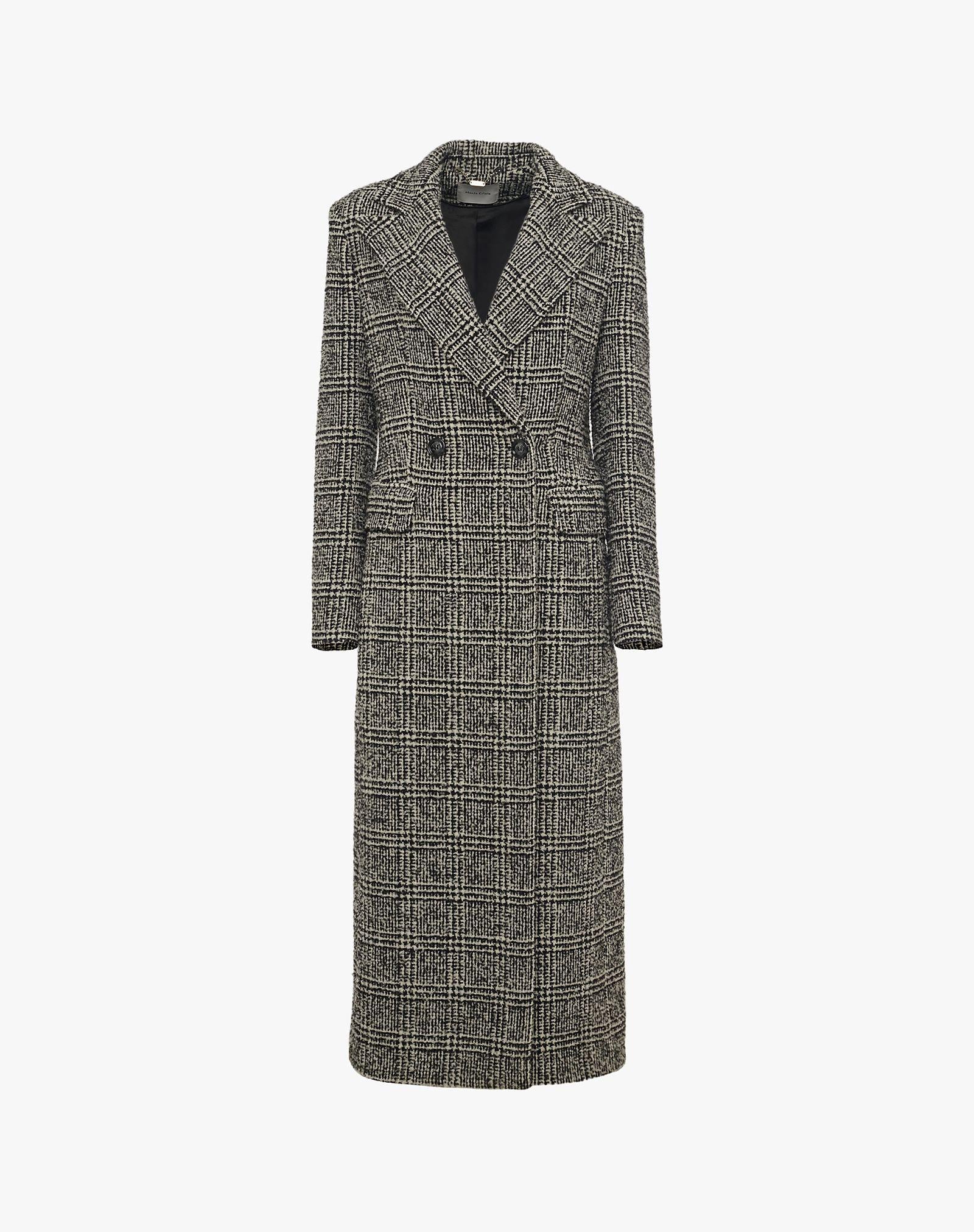 Cappotto a quadri K166AQ MA001 MANILA GRACE 