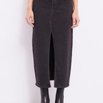 Gonna in denim con strass 421BD76001 00 GAUDI' 