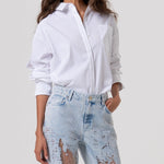 Jeans straight fit con trasparenze FP26SV2014D409P4 685 FRACOMINA 