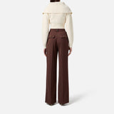Cardigan con zip - Elisabetta Franchi MK04S56E2 DZ9 ELISABETTA FRANCHI 