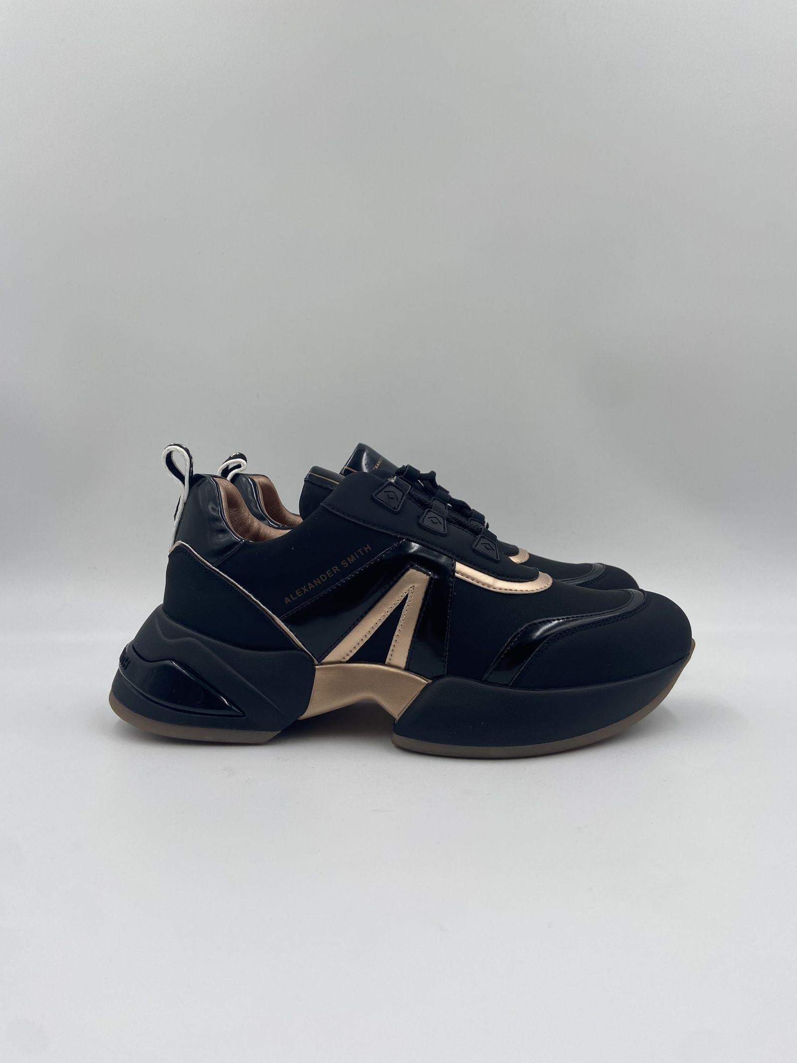 Sneakers Marble Woman Black ASBAMBW 1189 BLK NERO ALEXANDER SMITH 