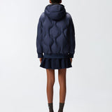 Bomber con cappuccio 105336A2OK G82 PINKO 