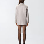 Giacca doppiopetto con strass 104456A287 I30 PINKO 