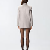 Giacca doppiopetto con strass 104456A287 I30 PINKO 