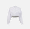 Camicia in popeline con fascione