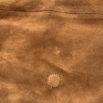 Borsa pieghevole in camoscio - Ofelia AZ208C CASTAGNA OFELIA 