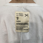 T-shirt scollo a V 2831 BIANCO OFELIA 