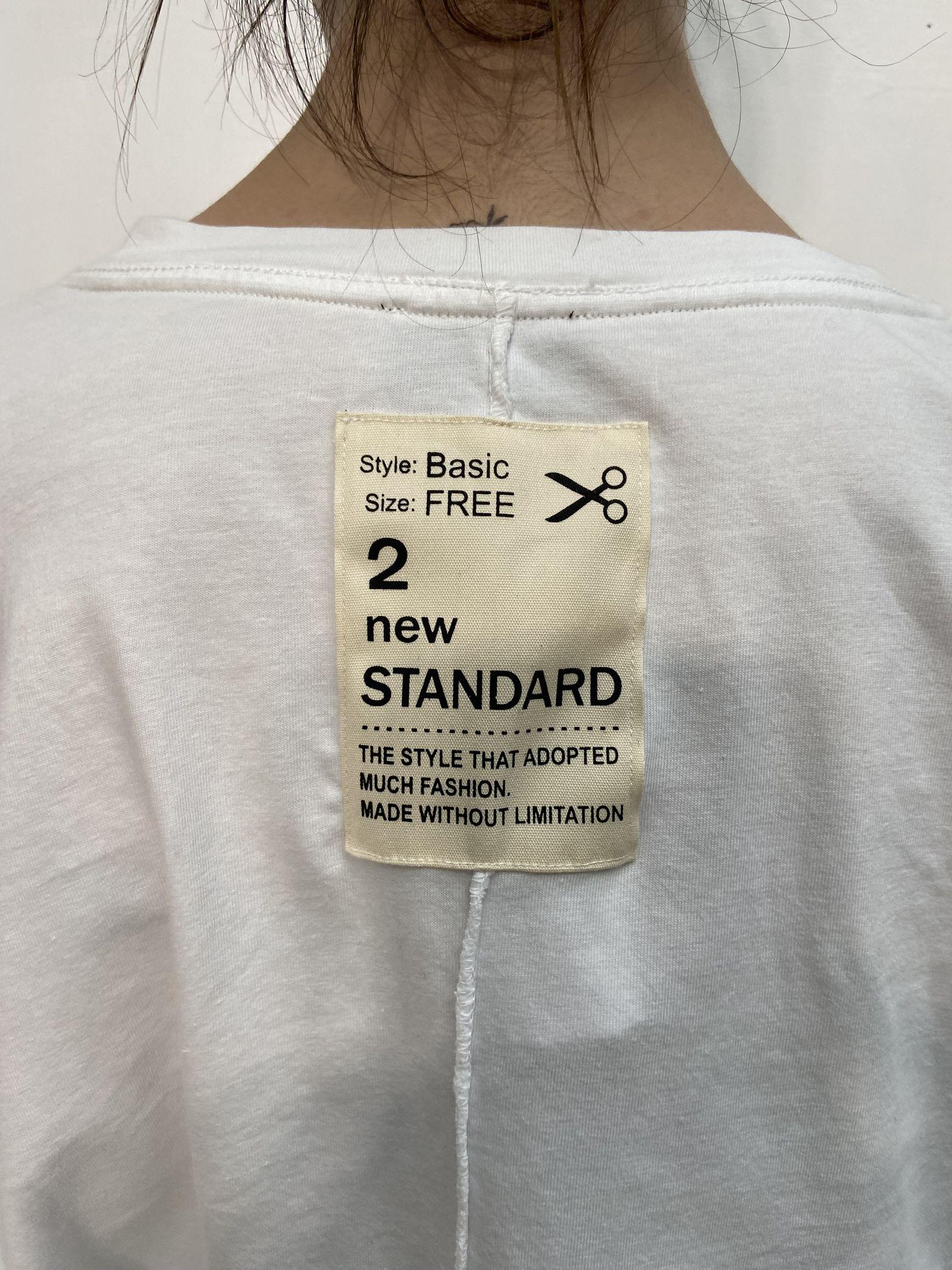T-shirt scollo a V 2831 BIANCO OFELIA 