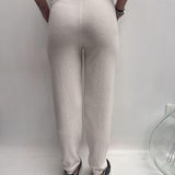 Pantalone tuta con coulisse - Elisabetta Franchi KP56S41E2 360 ELISABETTA FRANCHI 