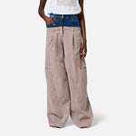 Pantalone cargo in cotone con baschina - Elisabetta Franchi PJ92D51E2 DL8 ELISABETTA FRANCHI 