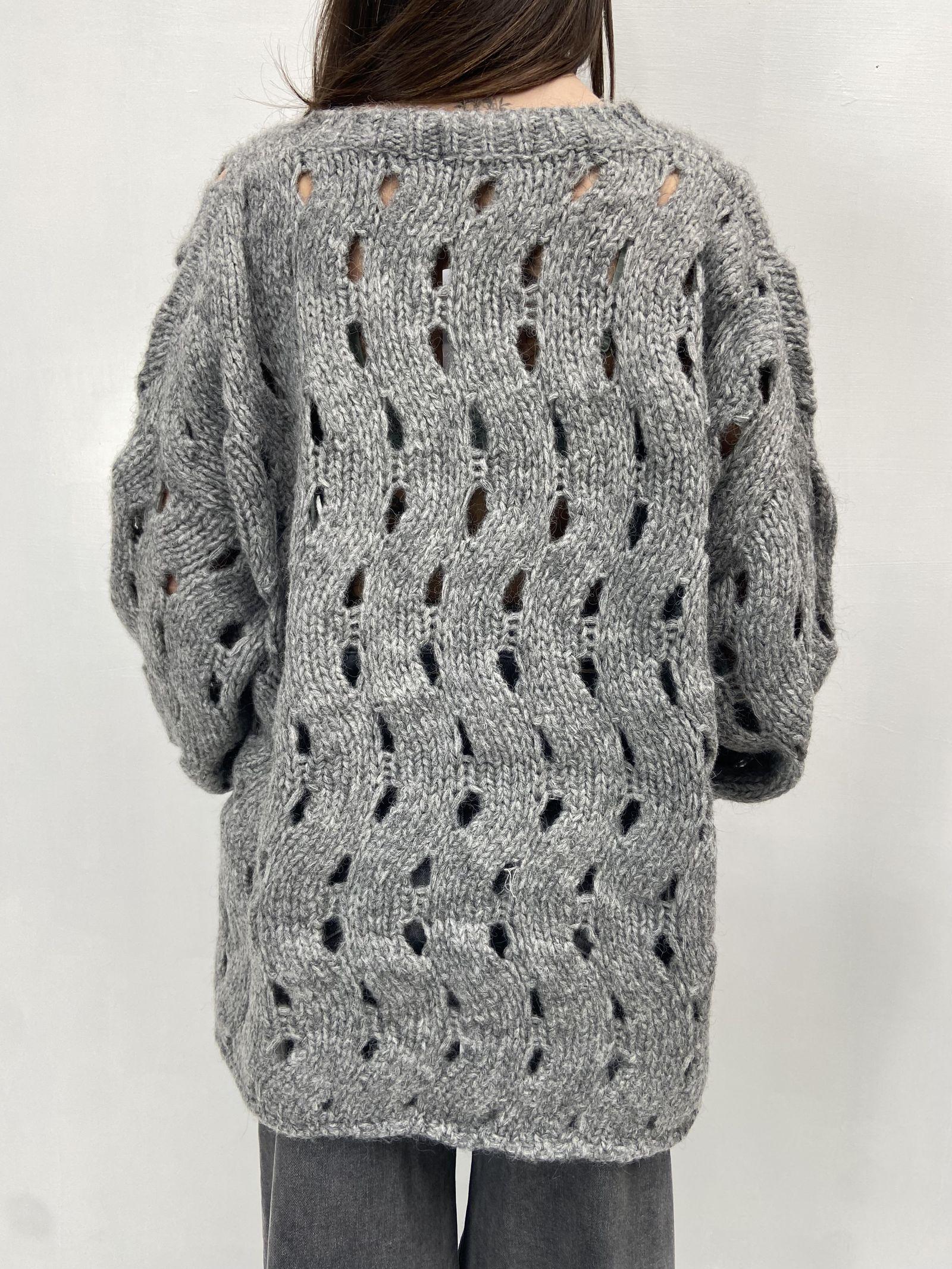 Maglia intrecciata JS376 GRIGIO OFELIA 