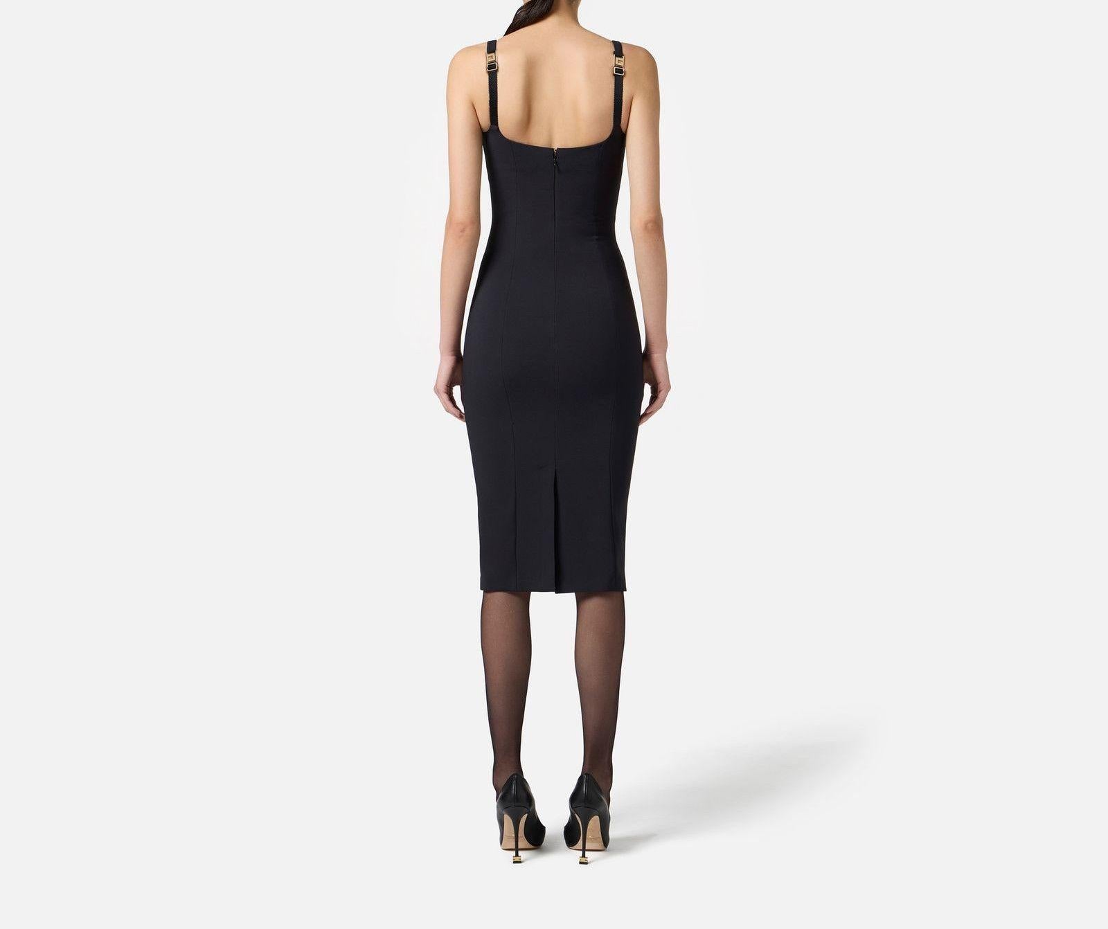 Abito con cristalli - Elisabetta Franchi AB83557E2 110 ELISABETTA FRANCHI 
