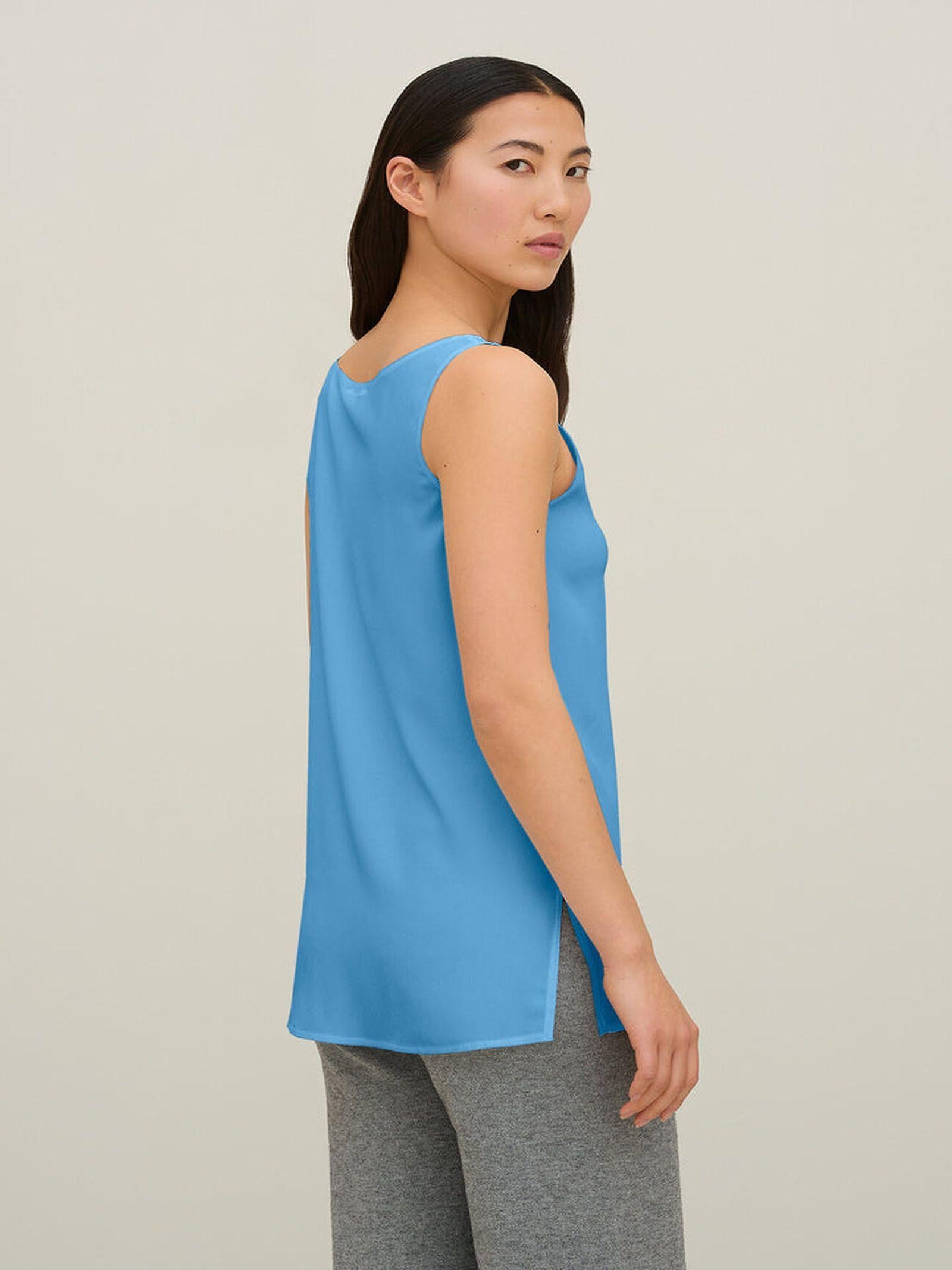 Top in crepe de chine - Carla G MITI13 D1 26 CARLA G. 