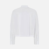 Camicia cropped a righe 106249A32L A32L PINKO 