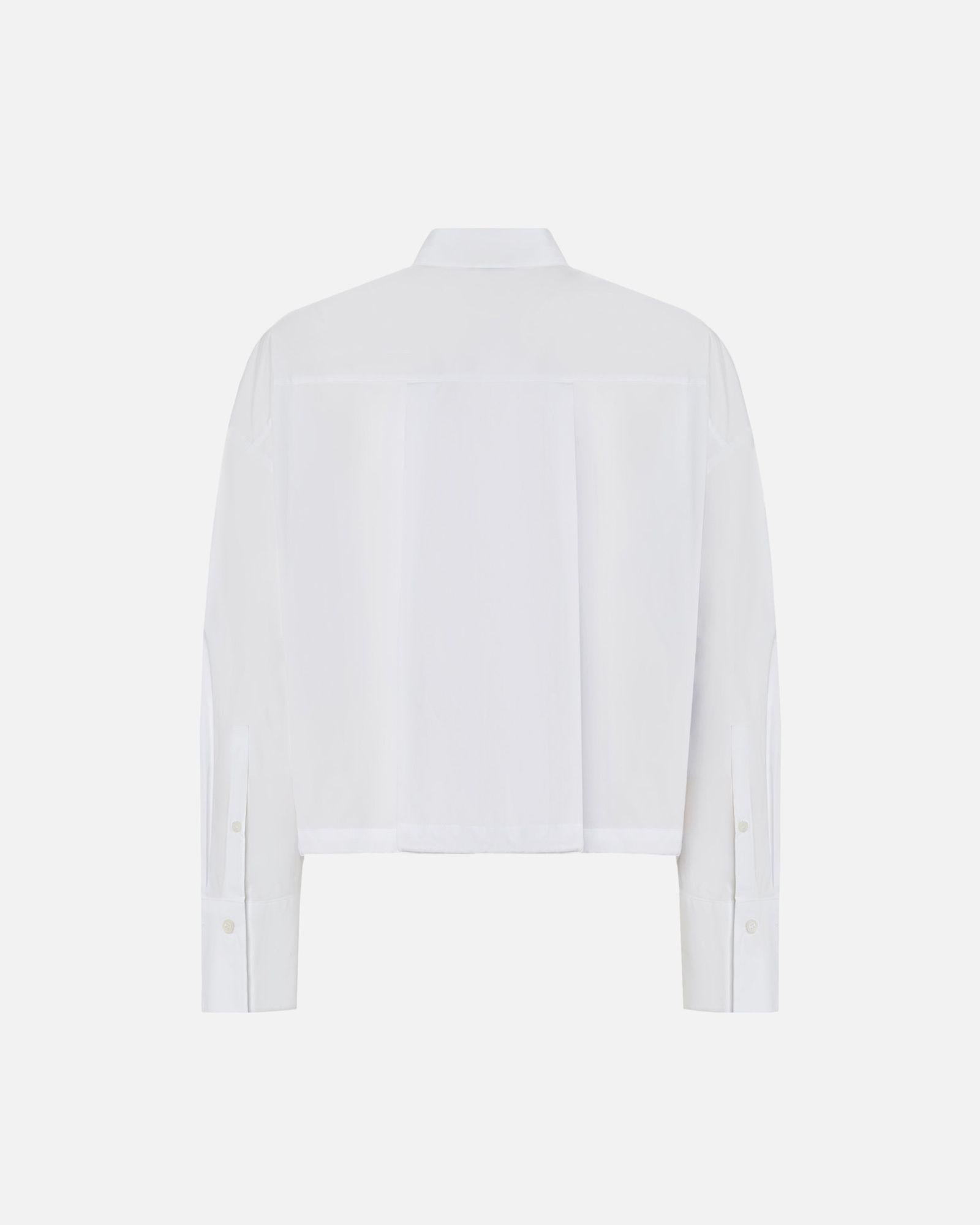 Camicia cropped a righe 106249A32L A32L PINKO 