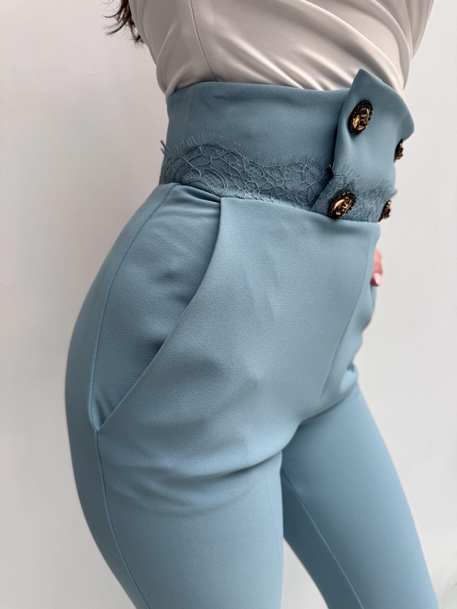 Pantalone flare vita alta - Elisabetta Franchi PA14682E2 016 ELISABETTA FRANCHI 