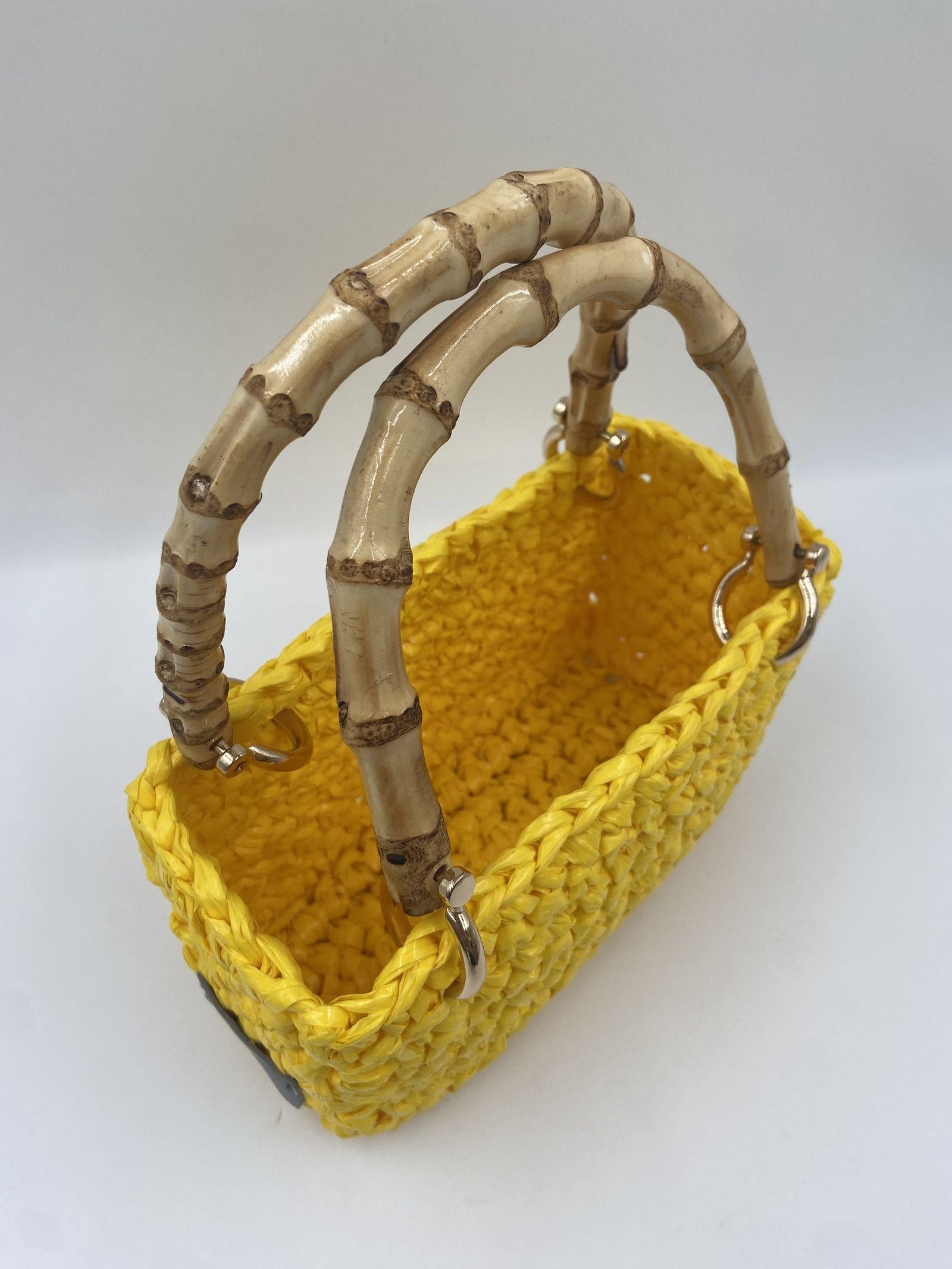 Borsa Meteora Chica Handmane METEORA SS23 GIALLO CHICA 