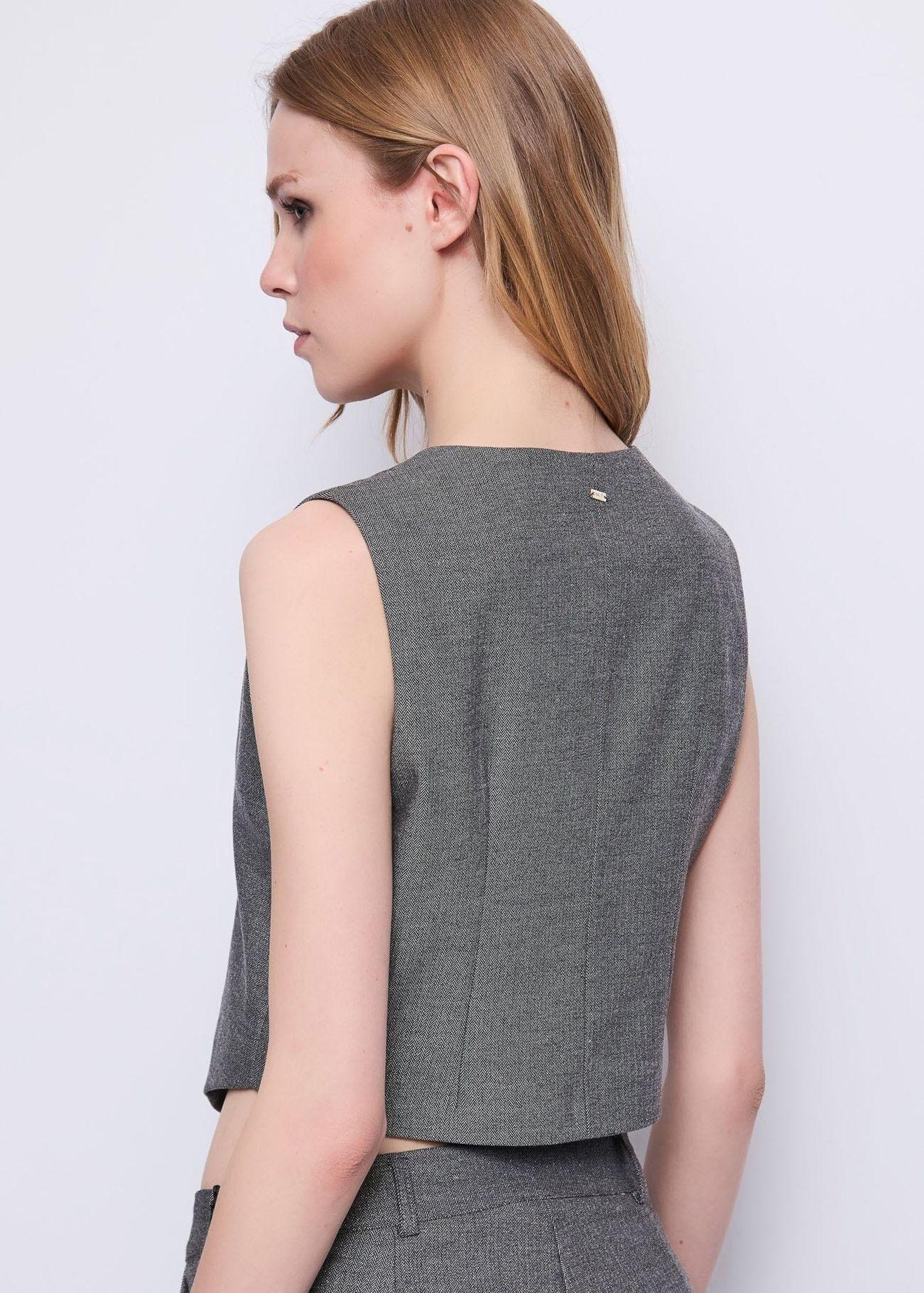Gilet motivo chevron - Gaudi 521FD35017 521052-01 GAUDI' 
