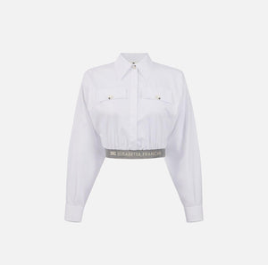 Camicia in popeline con fascione