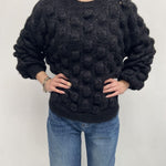 Maglia lavorazione traforata 153 NERO OFELIA 