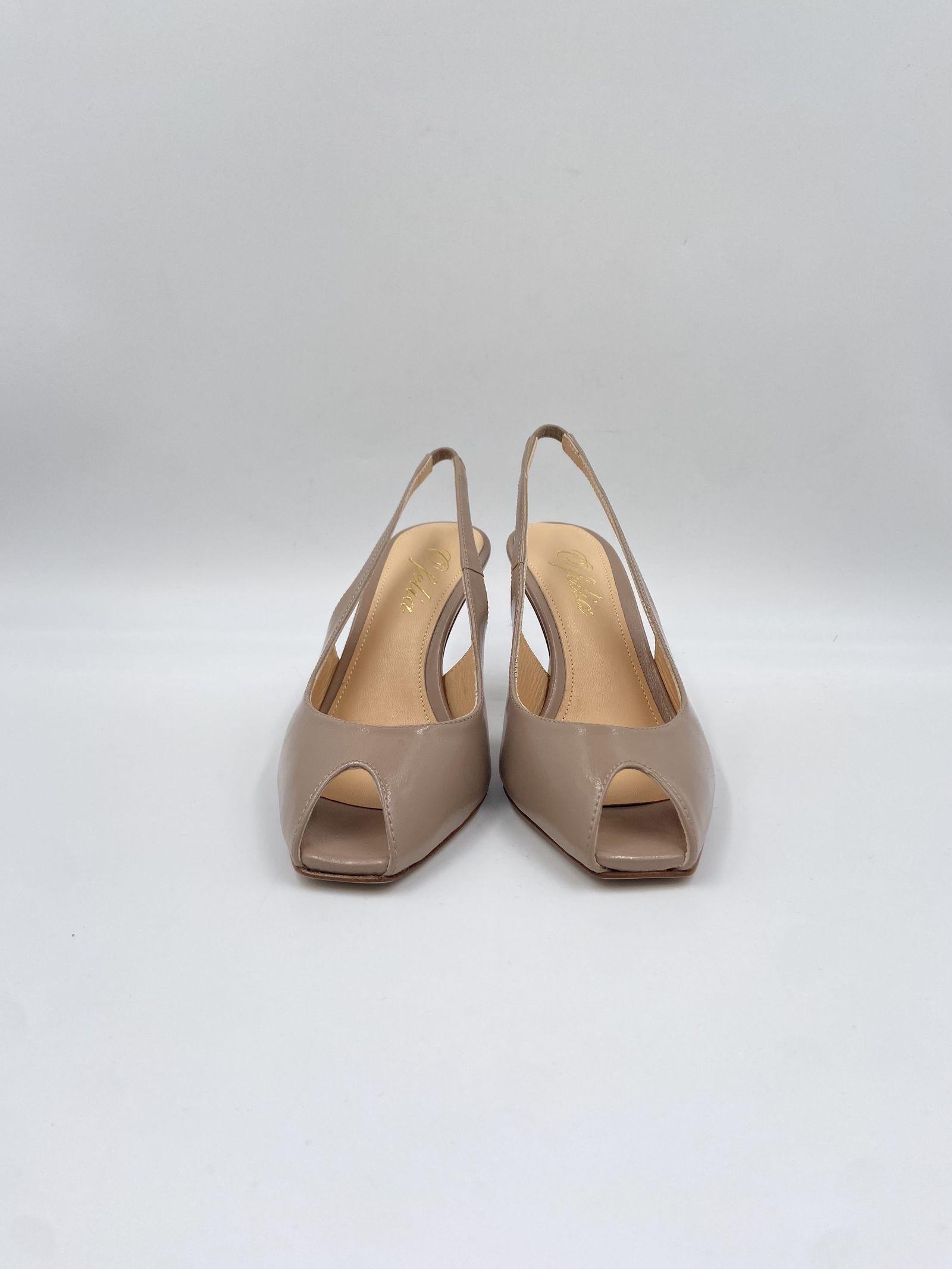 Slingback peep toe - Ofelia 3118 SABBIA OFELIA 