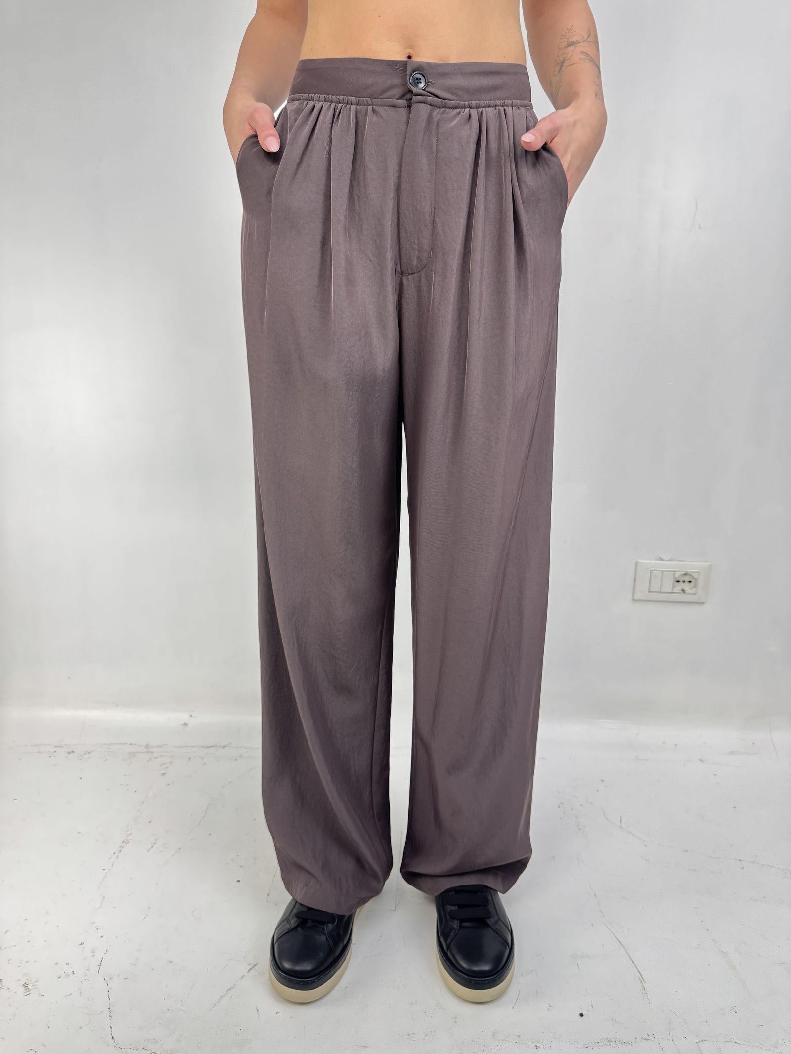 Pantalone gamba ampia - Eleh SS260235 MALVA ELEH 