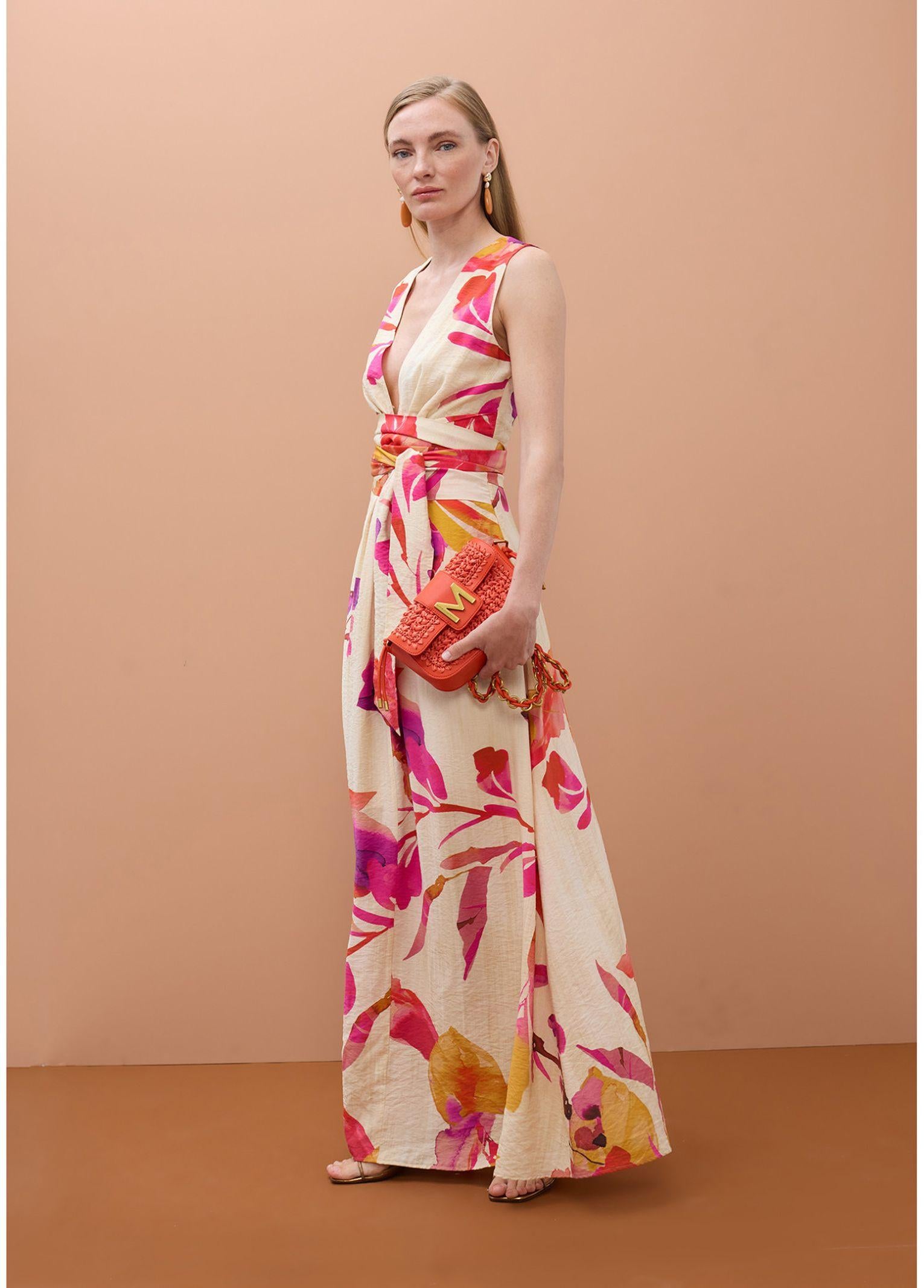 Abito con cintura e stampa floreale - Maite MS2616016 20Z MAITE 