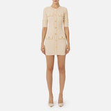 Abito con catene dorate AM92B46E2 045 ELISABETTA FRANCHI 