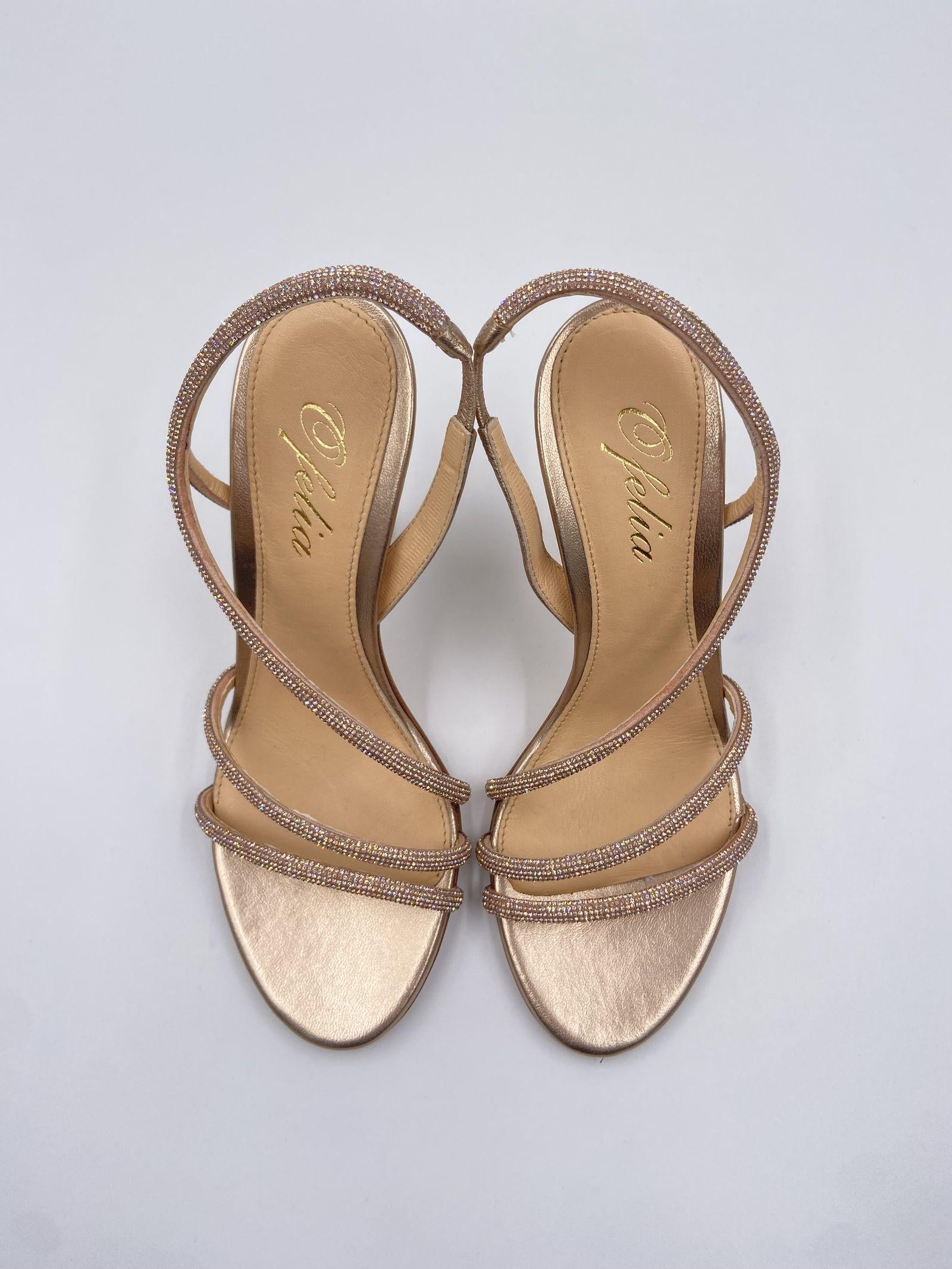 Sandalo con strass - Ofelia 3135 BEIGE OFELIA 